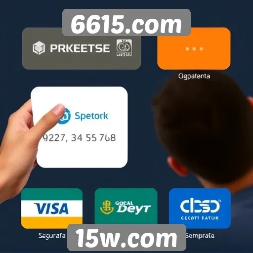 Exploração das opções de pagamento em 6615.com