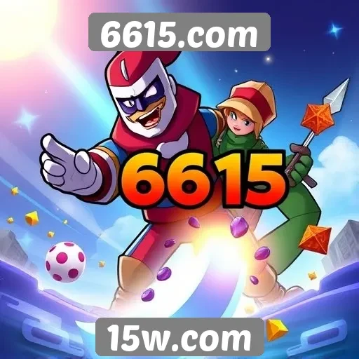 Comparação de jogos populares em 6615.com